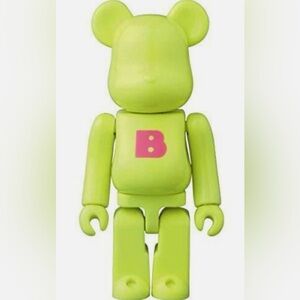 Medicom Bearbrick Series 36 I-Basic Neon Yellow/B 100% Figure